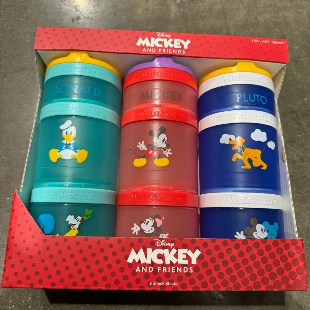 Mickey & friends Disney Whiskware snack container
